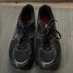 Nike all black sneakers. Great for work!